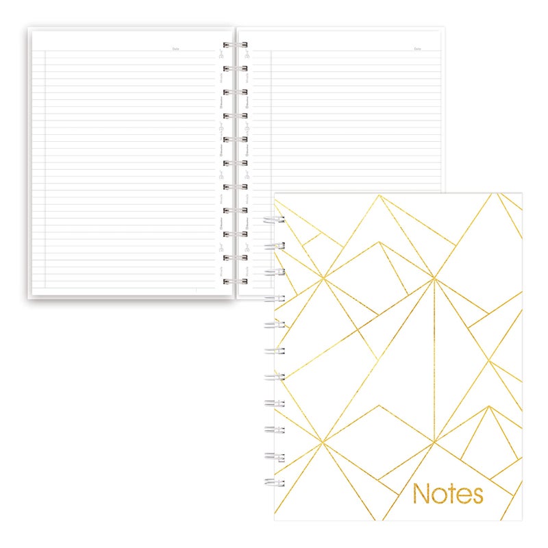 Blueline MiracleBind Notebook, Gold Collection, White, Large, 11 x 9 1/16 inches (AF3100.01) - Image 3